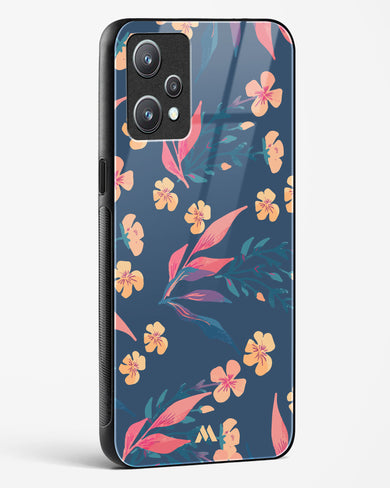 Midnight Daisies Glass Case Phone Cover (Realme)