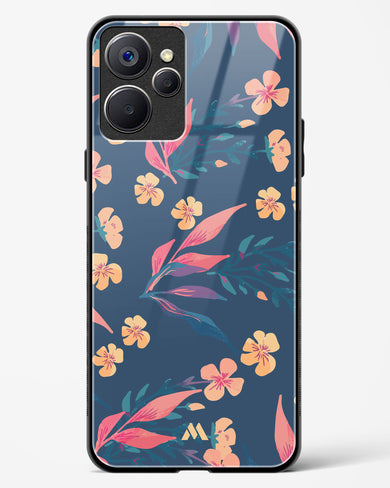 Midnight Daisies Glass Case Phone Cover (Realme)