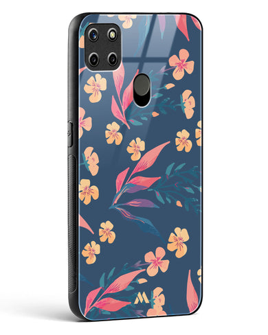 Midnight Daisies Glass Case Phone Cover (Realme)