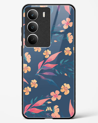 Midnight Daisies Glass Case Phone Cover (Realme)