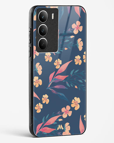 Midnight Daisies Glass Case Phone Cover (Realme)