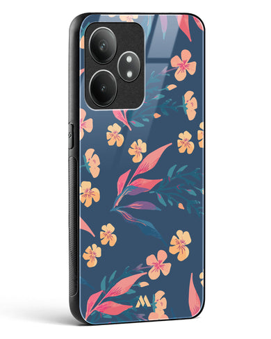 Midnight Daisies Glass Case Phone Cover (Realme)