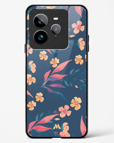 Midnight Daisies Glass Case Phone Cover (Realme)