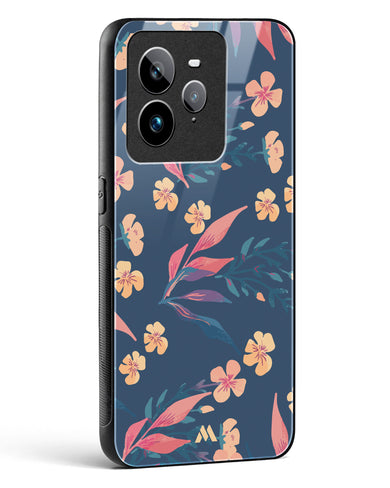 Midnight Daisies Glass Case Phone Cover (Realme)