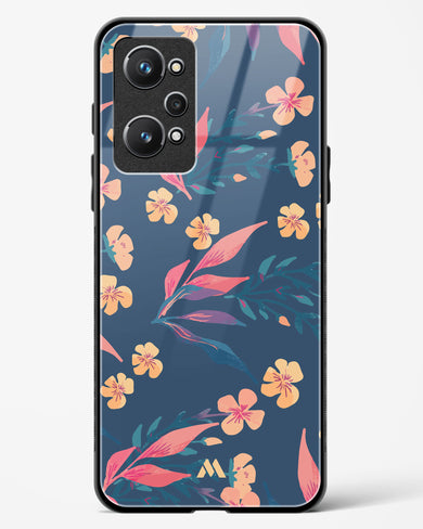 Midnight Daisies Glass Case Phone Cover (Realme)