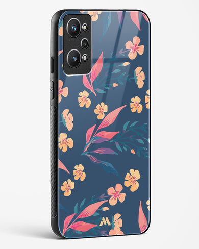 Midnight Daisies Glass Case Phone Cover (Realme)