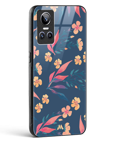 Midnight Daisies Glass Case Phone Cover (Realme)