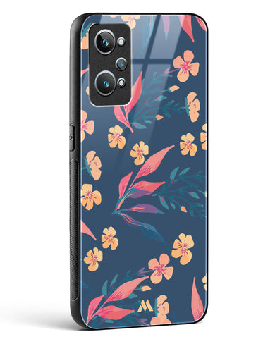 Midnight Daisies Glass Case Phone Cover (Realme)