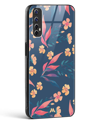 Midnight Daisies Glass Case Phone Cover (Realme)