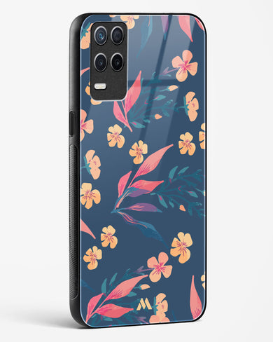 Midnight Daisies Glass Case Phone Cover (Realme)