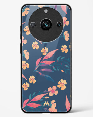 Midnight Daisies Glass Case Phone Cover (Realme)