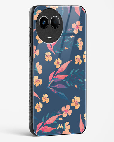 Midnight Daisies Glass Case Phone Cover (Realme)