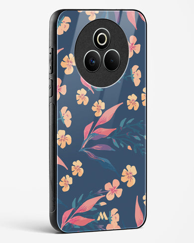 Midnight Daisies Glass Case Phone Cover (Realme)