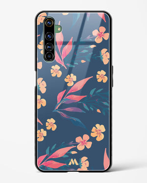 Midnight Daisies Glass Case Phone Cover (Realme)