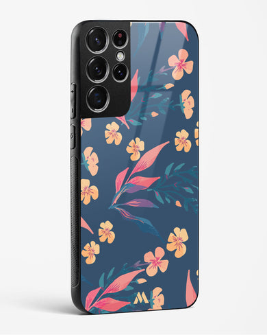 Midnight Daisies Glass Case Phone Cover (Samsung)