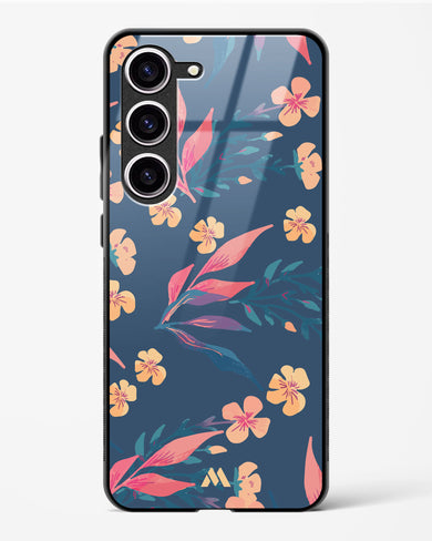 Midnight Daisies Glass Case Phone Cover (Samsung)