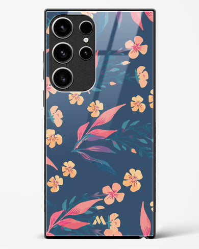 Midnight Daisies Glass Case Phone Cover-(Samsung)