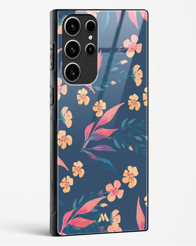 Midnight Daisies Glass Case Phone Cover-(Samsung)