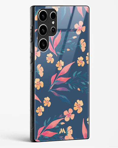 Midnight Daisies Glass Case Phone Cover-(Samsung)