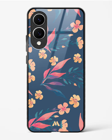 Midnight Daisies Glass Case Phone Cover (Samsung)