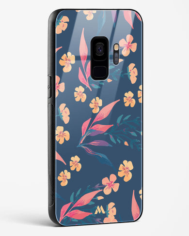 Midnight Daisies Glass Case Phone Cover-(Samsung)