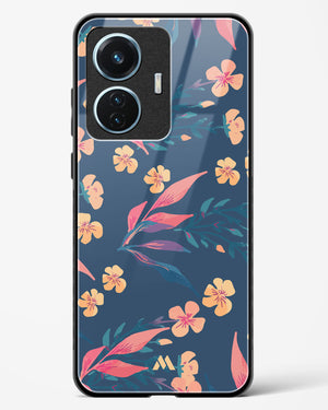 Midnight Daisies Glass Case Phone Cover (Vivo)