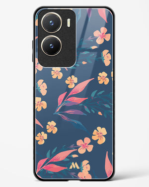 Midnight Daisies Glass Case Phone Cover (Vivo)