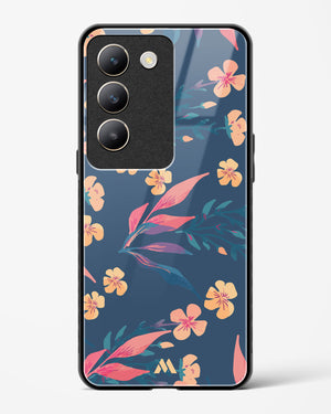 Midnight Daisies Glass Case Phone Cover (Vivo)