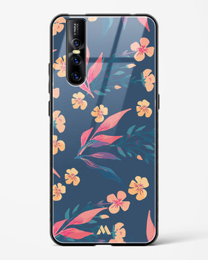 Midnight Daisies Glass Case Phone Cover (Vivo)