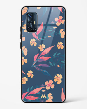 Midnight Daisies Glass Case Phone Cover (Vivo)
