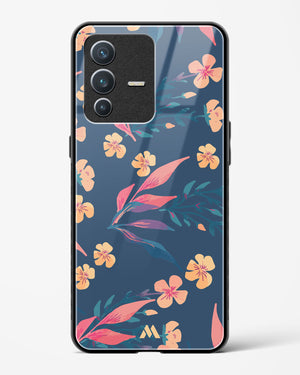 Midnight Daisies Glass Case Phone Cover-(Vivo)