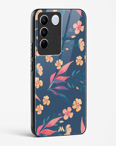 Midnight Daisies Glass Case Phone Cover-(Vivo)