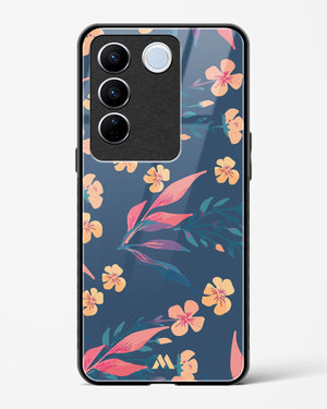 Midnight Daisies Glass Case Phone Cover (Vivo)