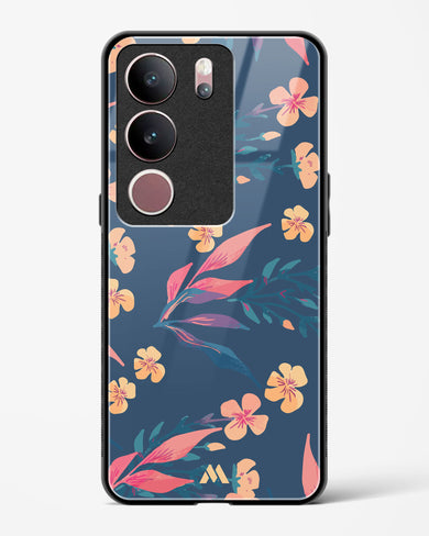 Midnight Daisies Glass Case Phone Cover (Vivo)