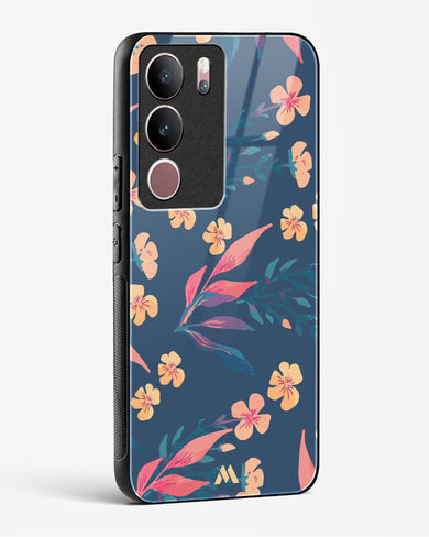 Midnight Daisies Glass Case Phone Cover (Vivo)