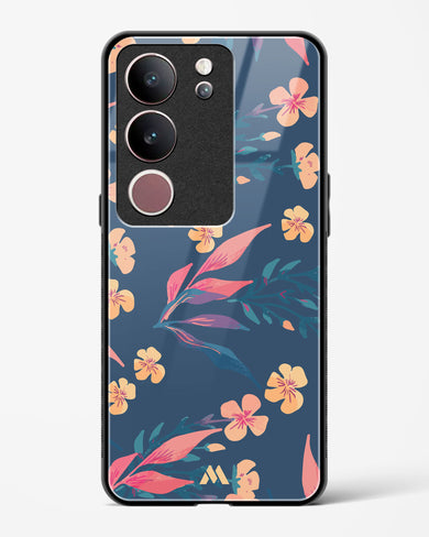 Midnight Daisies Glass Case Phone Cover-(Vivo)