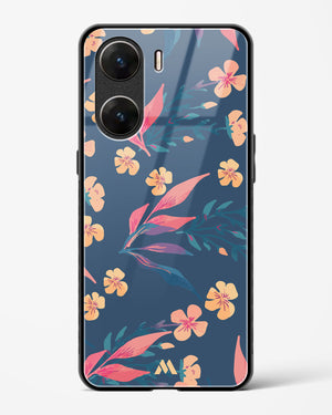 Midnight Daisies Glass Case Phone Cover (Vivo)