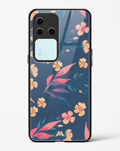 Midnight Daisies Glass Case Phone Cover (Vivo)