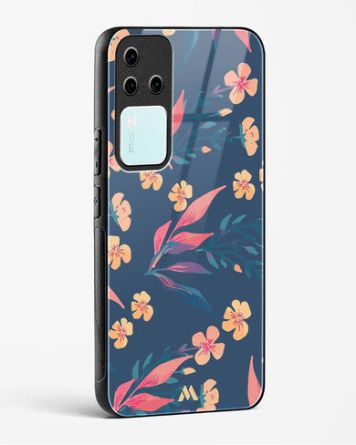 Midnight Daisies Glass Case Phone Cover (Vivo)