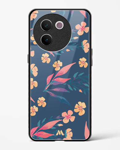 Midnight Daisies Glass Case Phone Cover (Vivo)