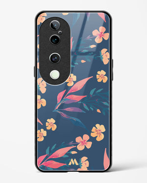 Midnight Daisies Glass Case Phone Cover (Vivo)