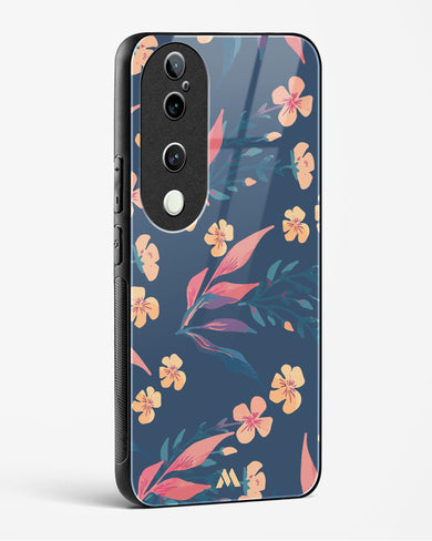 Midnight Daisies Glass Case Phone Cover (Vivo)
