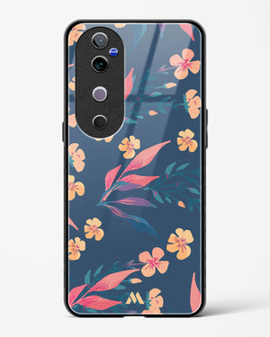 Midnight Daisies Glass Case Phone Cover (Vivo)