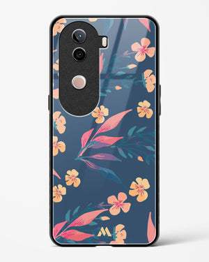 Midnight Daisies Glass Case Phone Cover (Vivo)