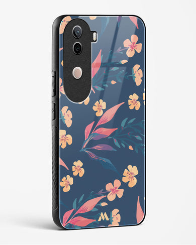 Midnight Daisies Glass Case Phone Cover (Vivo)
