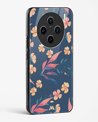 Midnight Daisies Glass Case Phone Cover (Vivo)