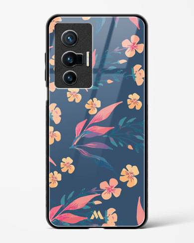 Midnight Daisies Glass Case Phone Cover (Vivo)