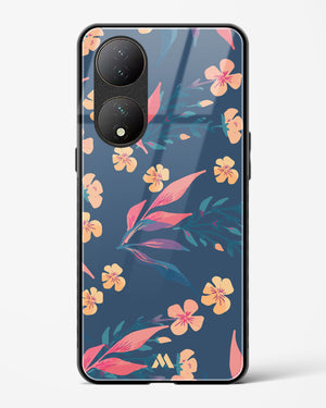 Midnight Daisies Glass Case Phone Cover (Vivo)
