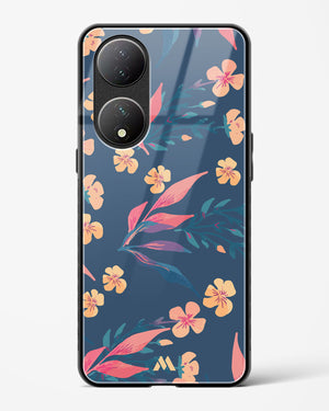 Midnight Daisies Glass Case Phone Cover (Vivo)