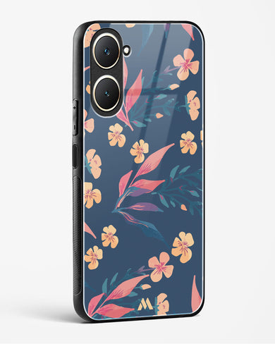 Midnight Daisies Glass Case Phone Cover (Vivo)